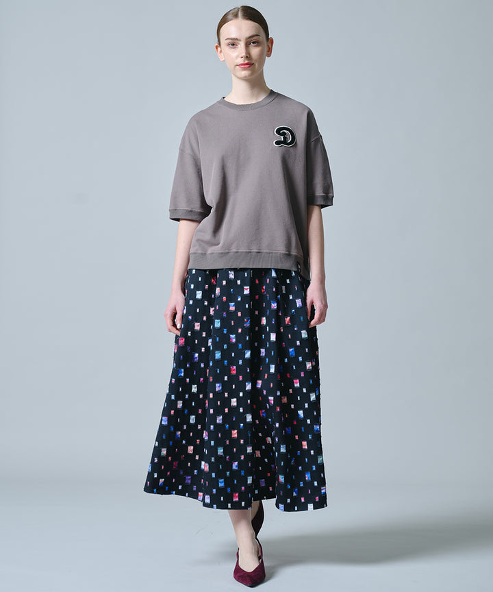 DSC / 컬러패널 플레어스커트(OUTLET)