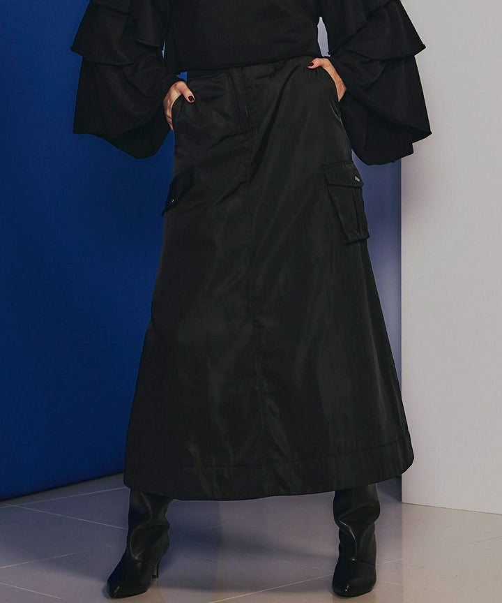 DSC / A라인 킬트 롱스커트(OUTLET)