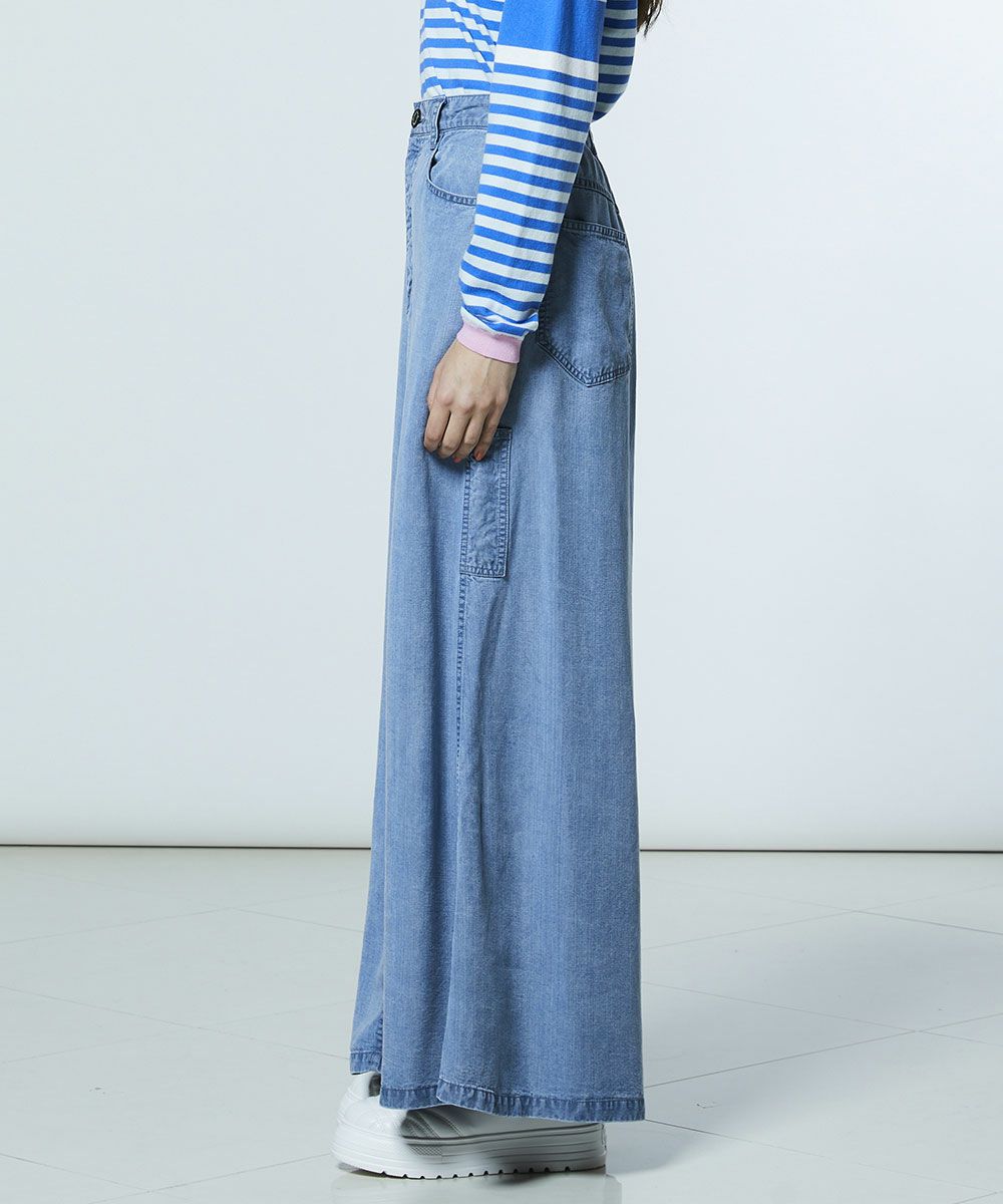DSC / 텐셀 데님 롱 스커트