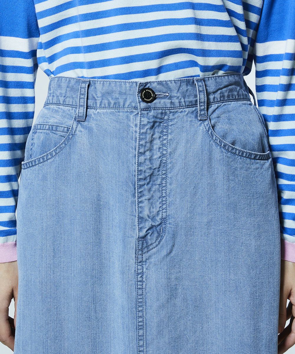 DSC / 텐셀 데님 롱 스커트