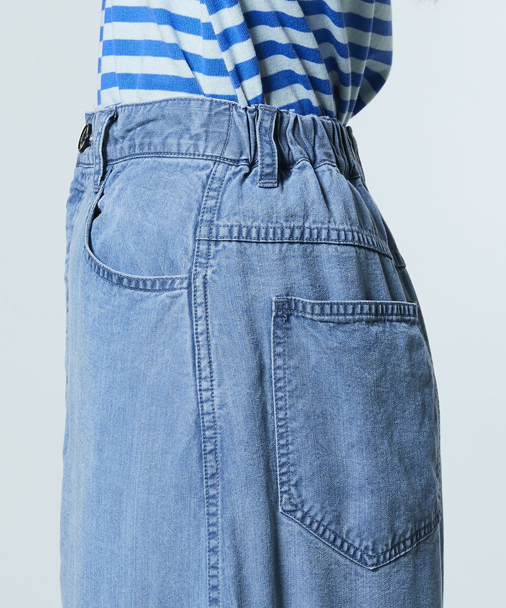 DSC / 텐셀 데님 롱 스커트