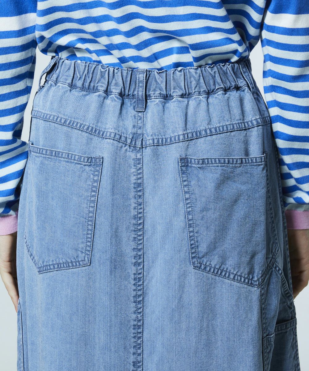 DSC / 텐셀 데님 롱 스커트