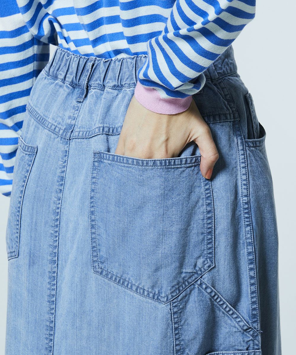 DSC / 텐셀 데님 롱 스커트