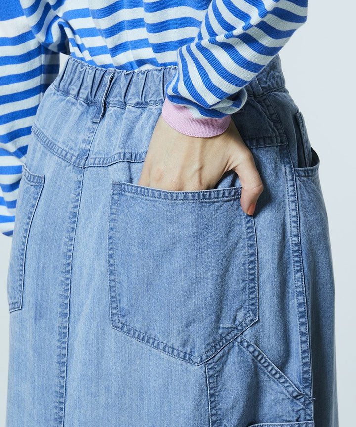 DSC / 텐셀 데님 롱 스커트