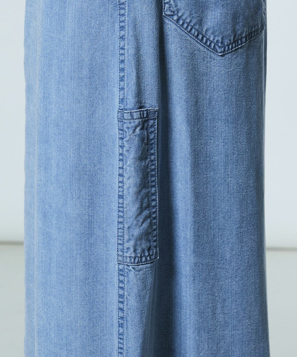 DSC / 텐셀 데님 롱 스커트