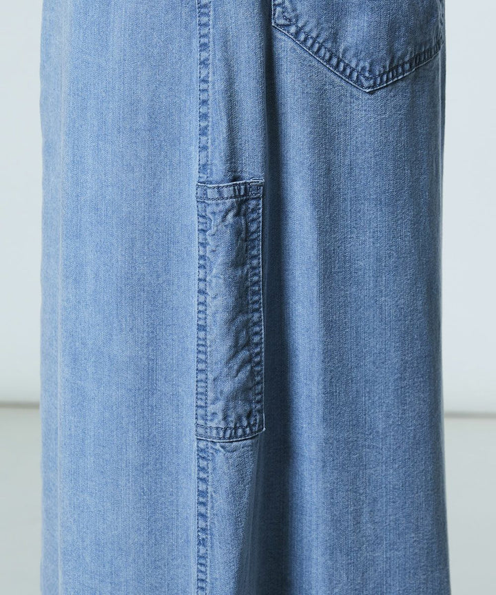 DSC / 텐셀 데님 롱 스커트
