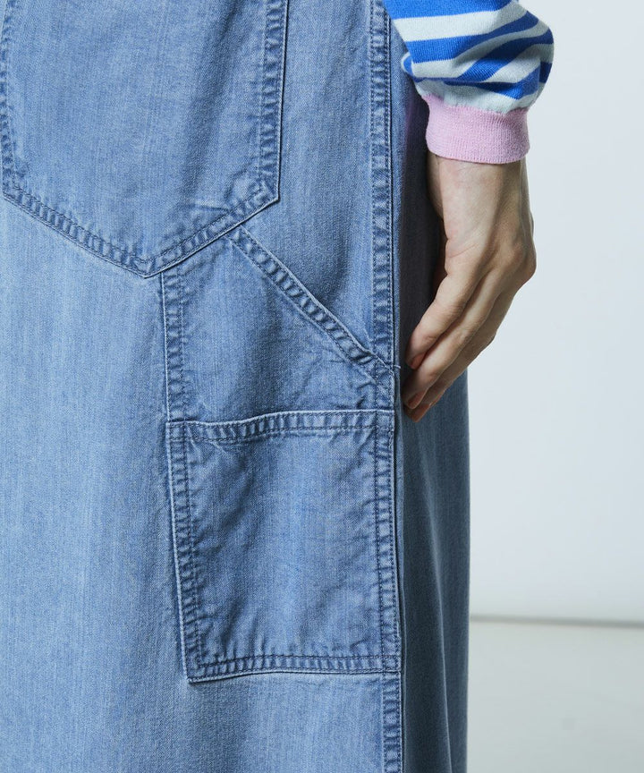 DSC / 텐셀 데님 롱 스커트