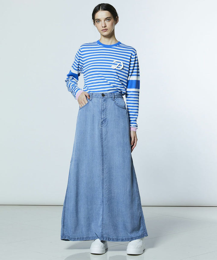 DSC / 텐셀 데님 롱 스커트