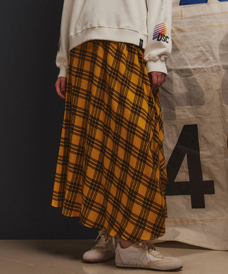 DSC / 오리지널체크 플레어스커트(OUTLET)