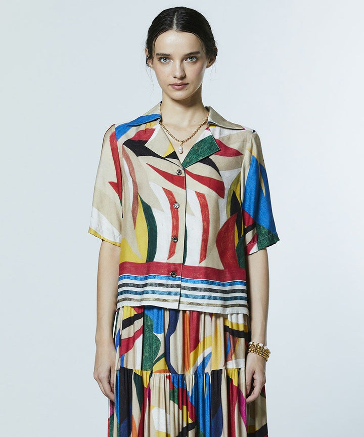 DSC / 레이온 에트 컬러풀 셔츠