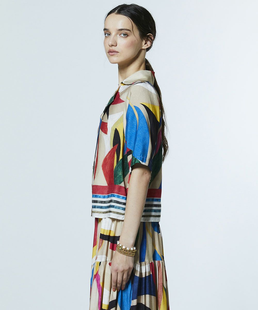 DSC / 레이온 에트 컬러풀 셔츠