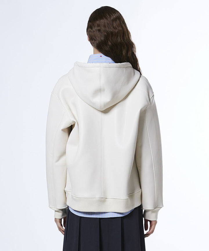 DSC / 가죽 골판지 후드자켓