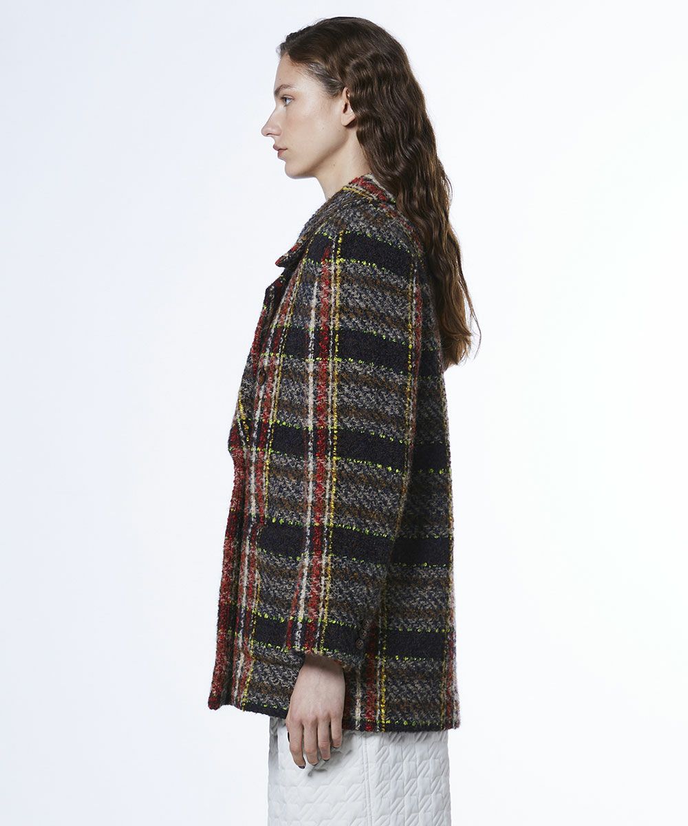 DSC / 트위드 체크 자켓