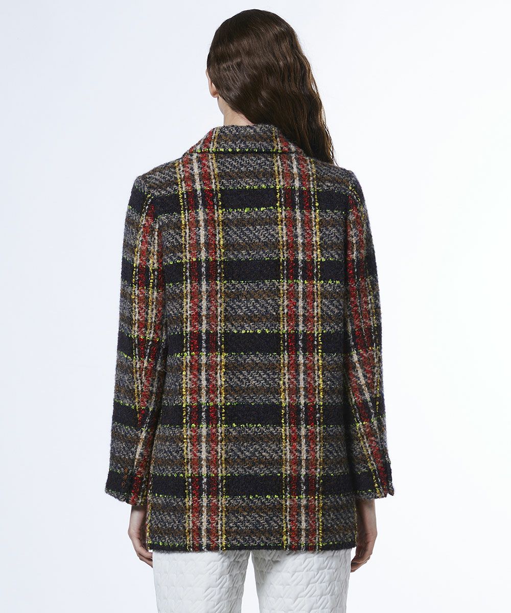 DSC / 트위드 체크 자켓