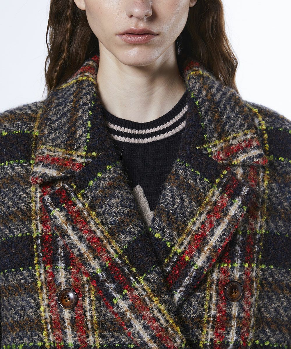 DSC / 트위드 체크 자켓