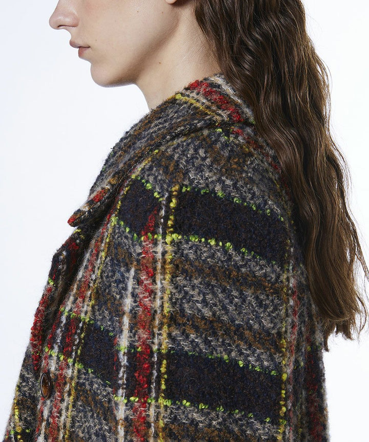 DSC / 트위드 체크 자켓