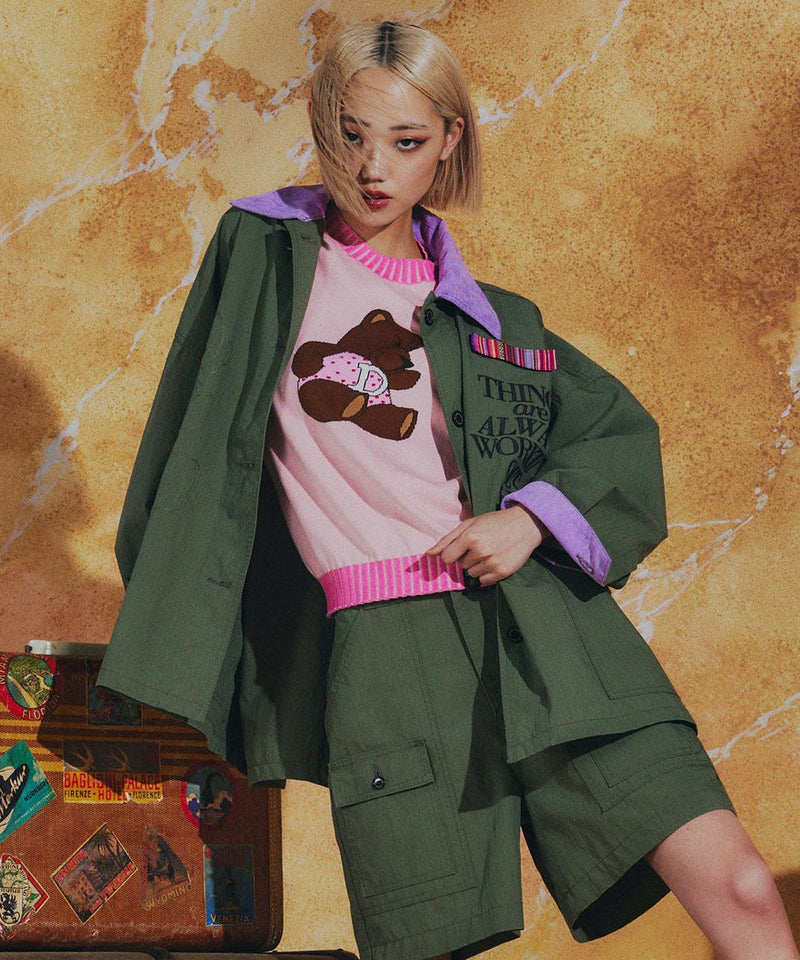 DSC / 빅 실루엣 밀리터리 자켓