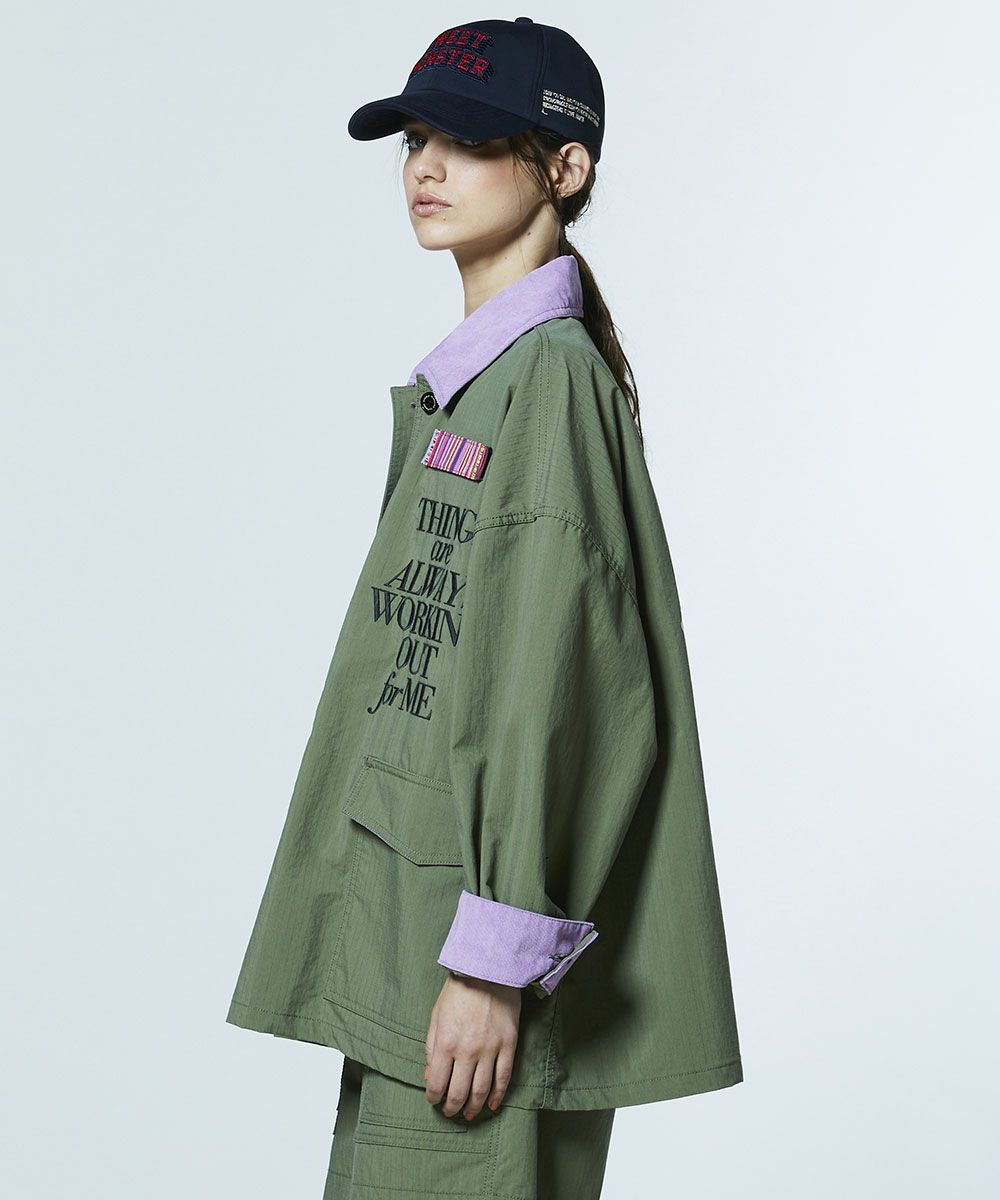 DSC / 빅 실루엣 밀리터리 자켓