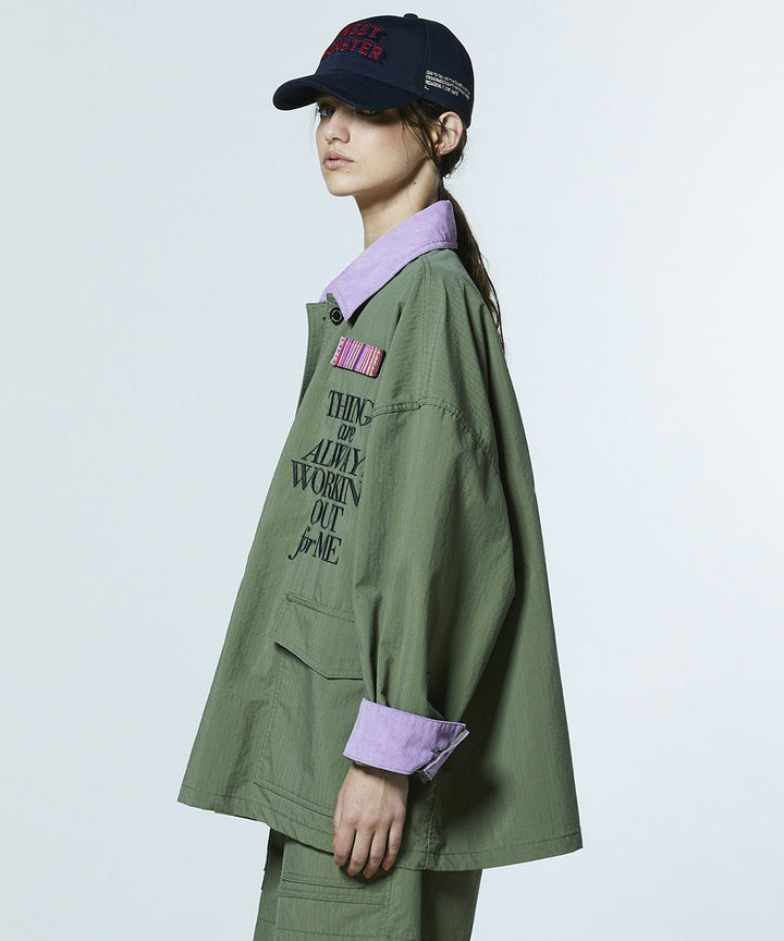 DSC / 빅 실루엣 밀리터리 자켓