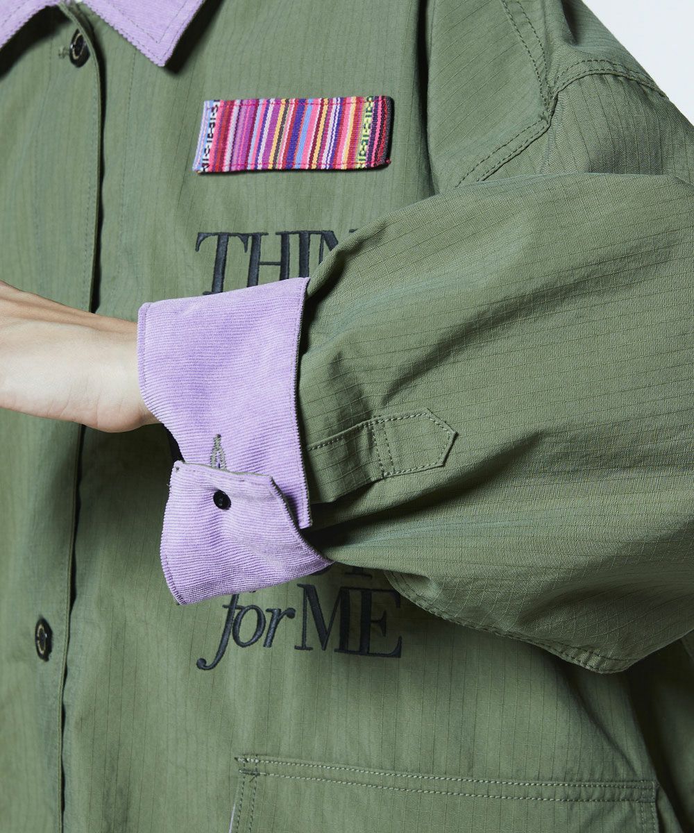 DSC / 빅 실루엣 밀리터리 자켓