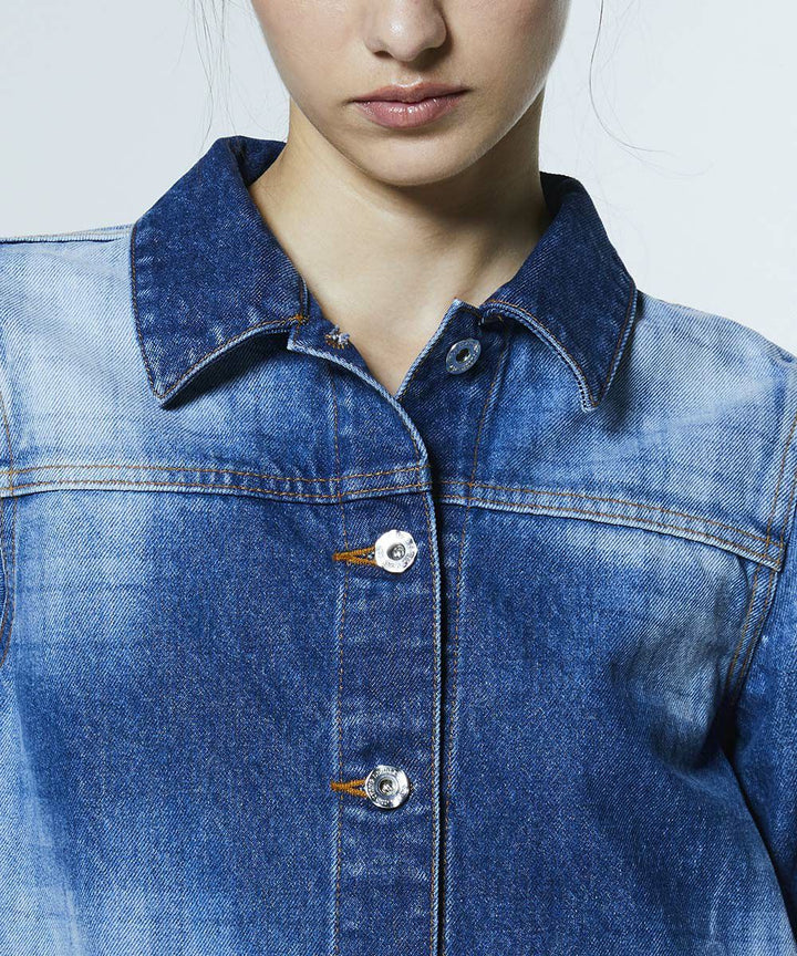 DSC / 12.5oz 유즈드 체크 데님 자켓