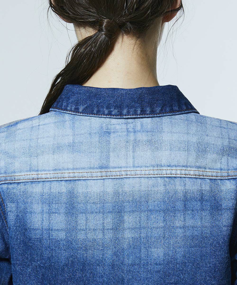 DSC / 12.5oz 유즈드 체크 데님 자켓
