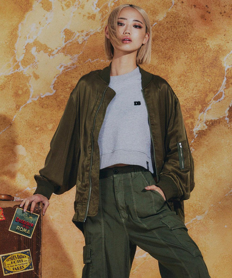 DSC / 새틴 워셔 블루종