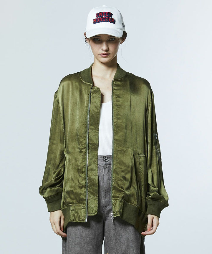 DSC / 새틴 워셔 블루종