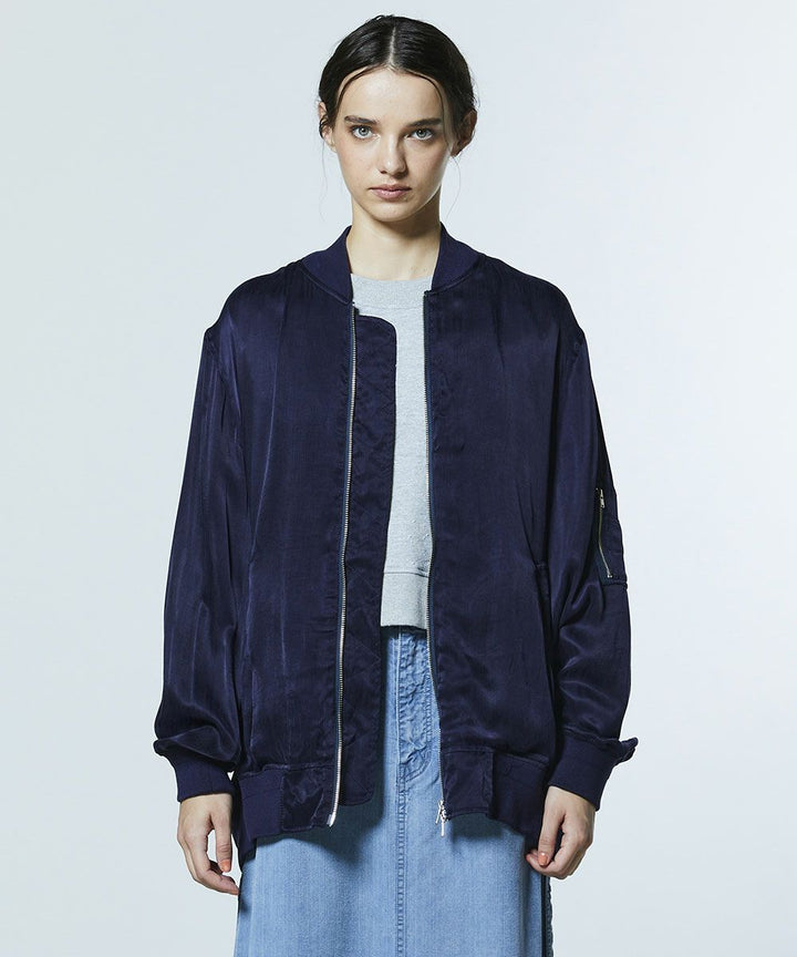 DSC / 새틴 워셔 블루종