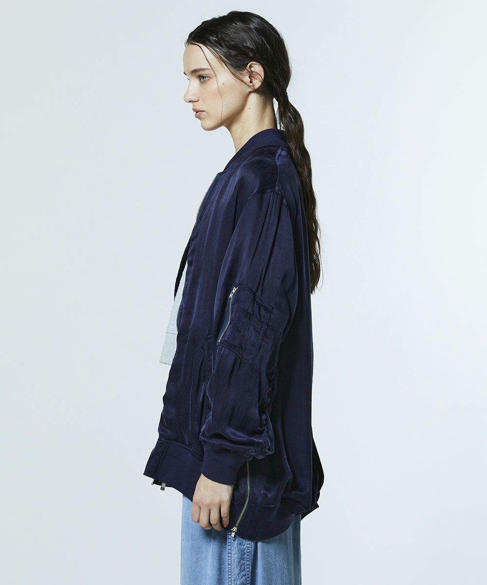 DSC / 새틴 워셔 블루종