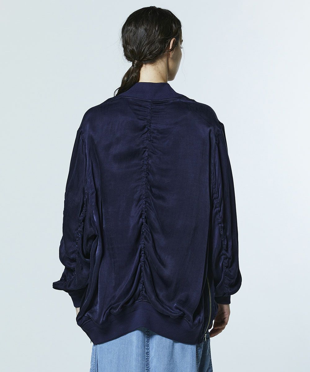 DSC / 새틴 워셔 블루종