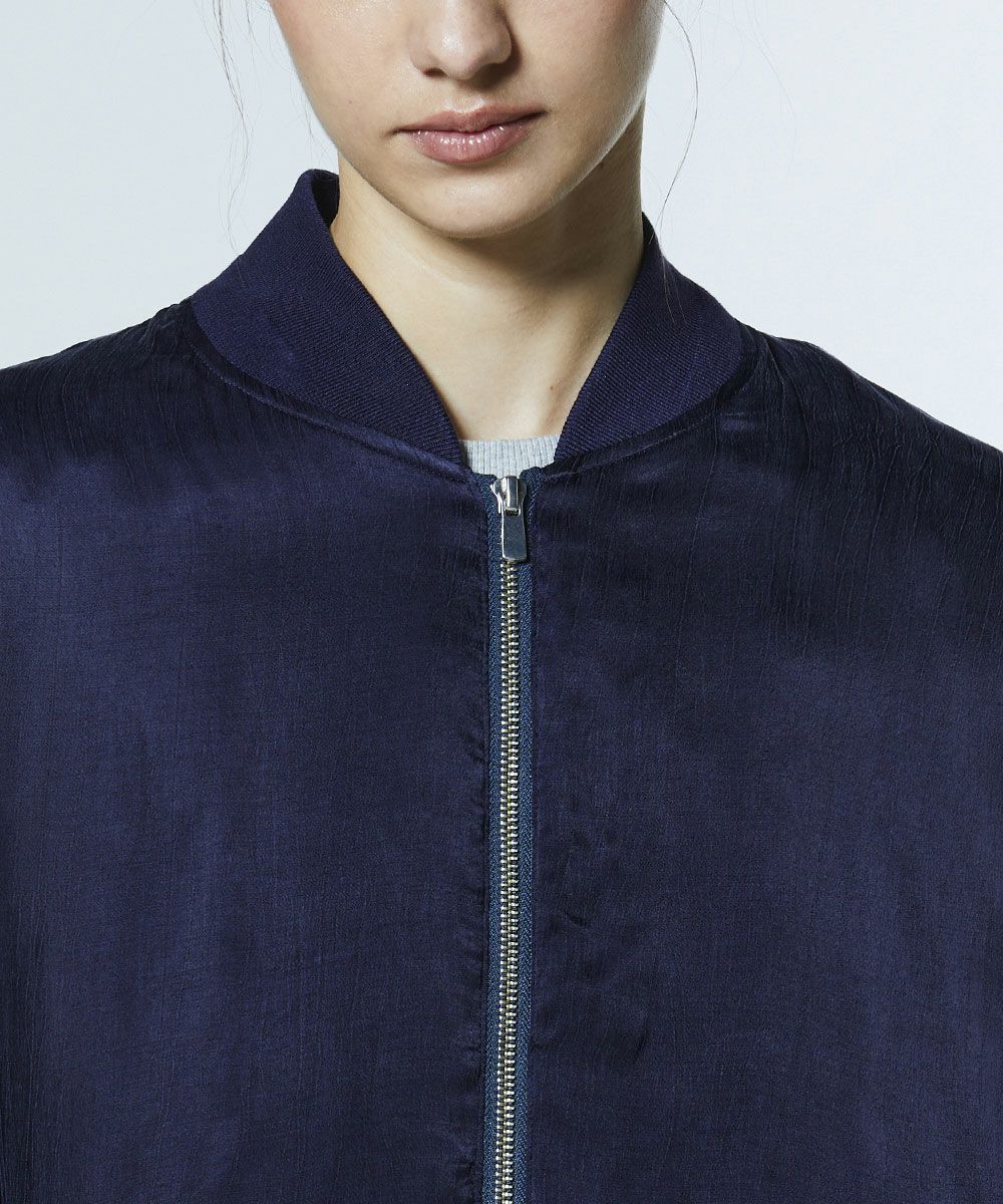 DSC / 새틴 워셔 블루종