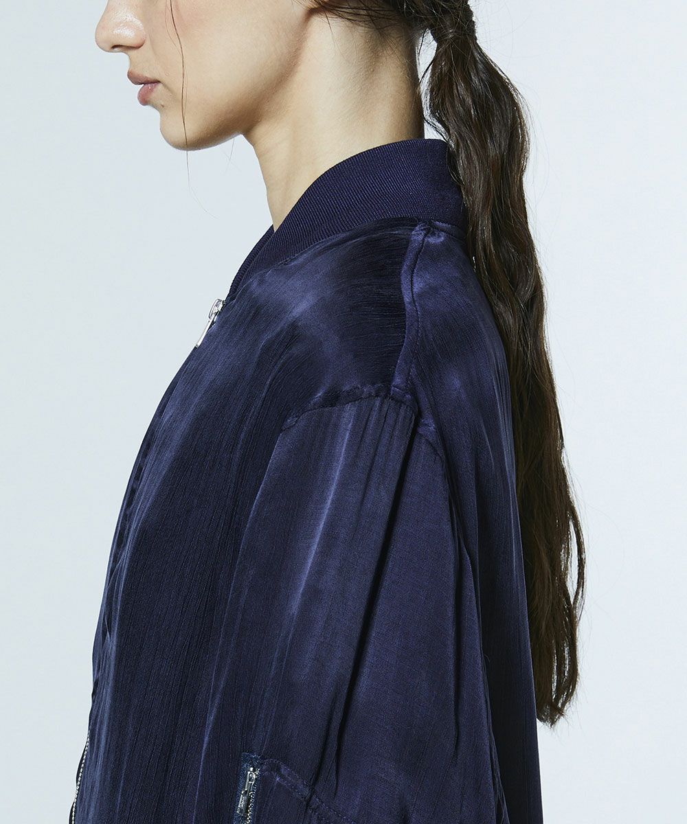 DSC / 새틴 워셔 블루종