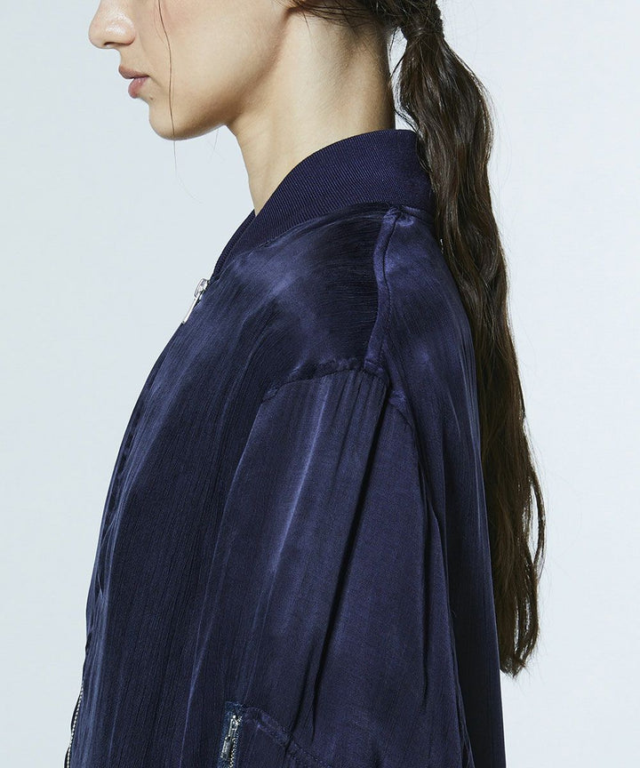 DSC / 새틴 워셔 블루종