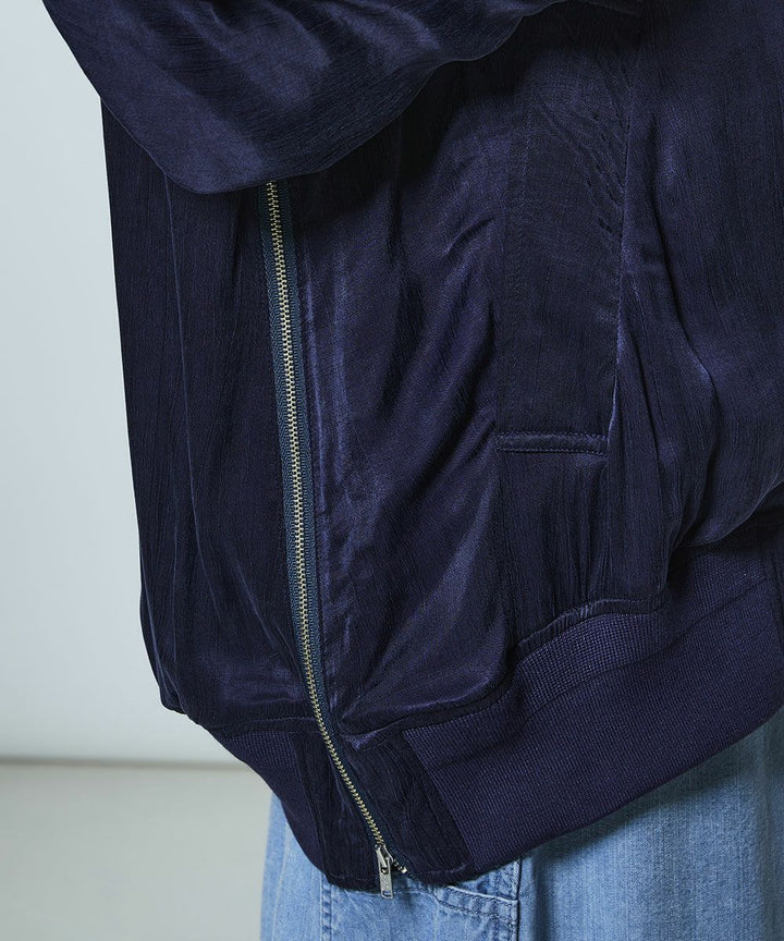 DSC / 새틴 워셔 블루종