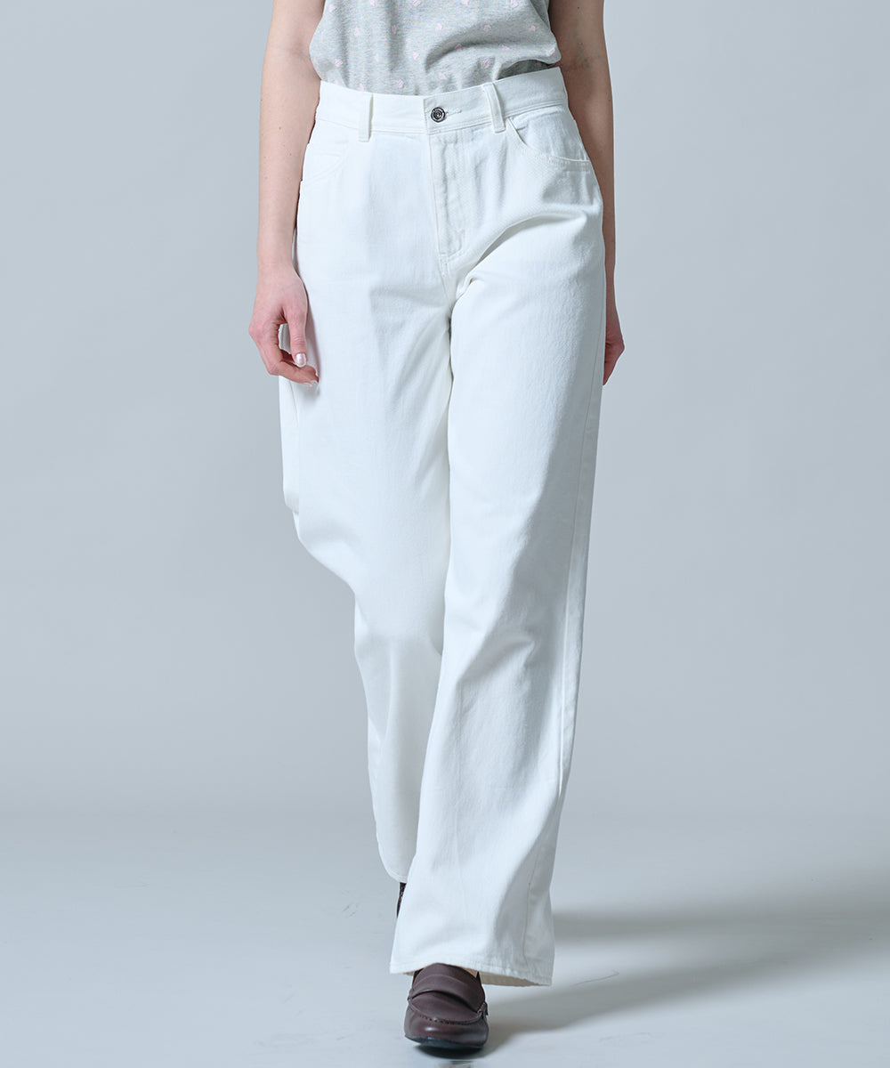 DSC / 12oz 와이드 화이트 데님팬츠(OUTLET)