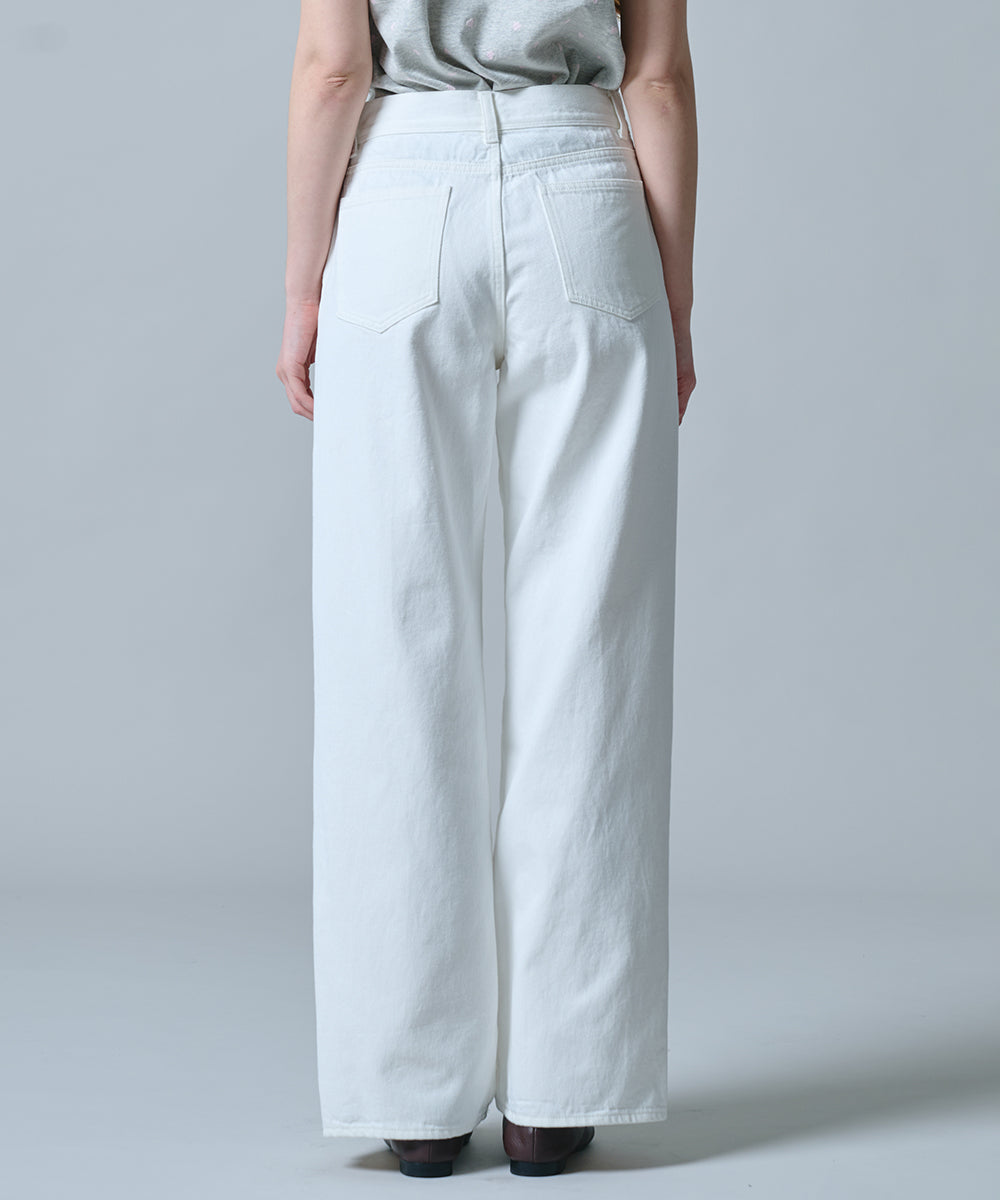 DSC / 12oz 와이드 화이트 데님팬츠(OUTLET)