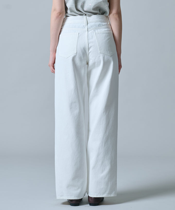 DSC / 12oz 와이드 화이트 데님팬츠(OUTLET)