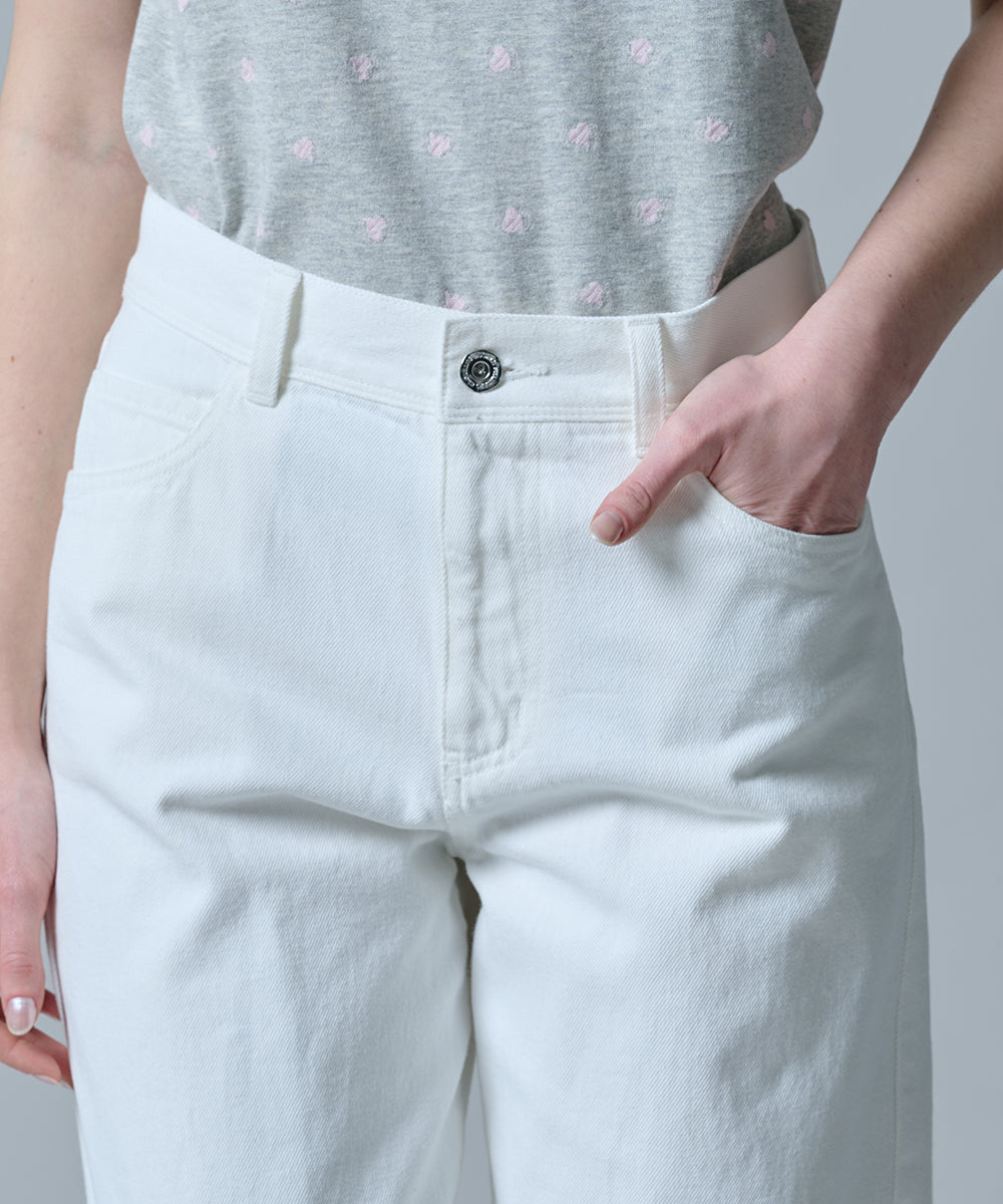 DSC / 12oz 와이드 화이트 데님팬츠(OUTLET)