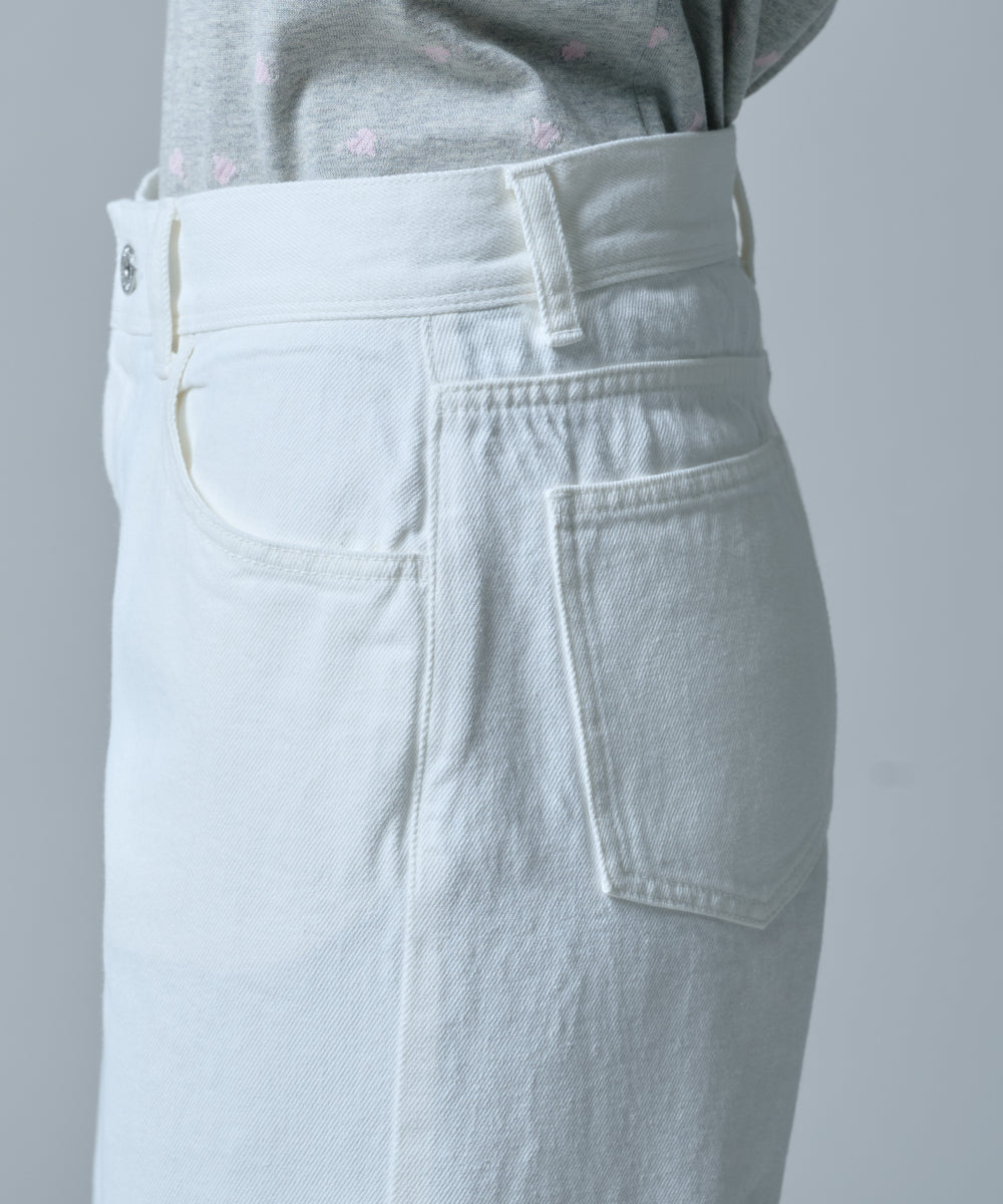 DSC / 12oz 와이드 화이트 데님팬츠(OUTLET)