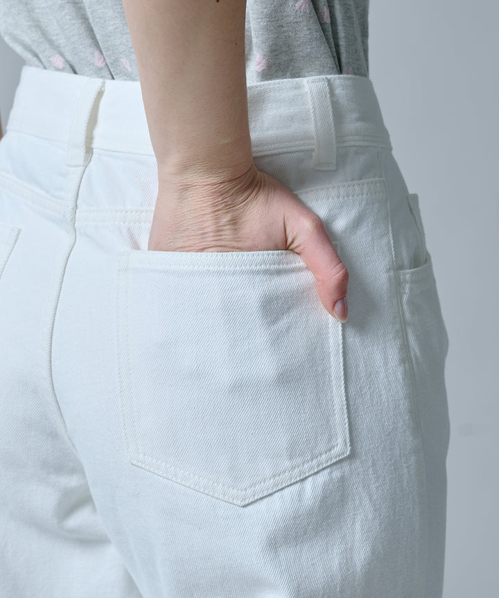 DSC / 12oz 와이드 화이트 데님팬츠(OUTLET)