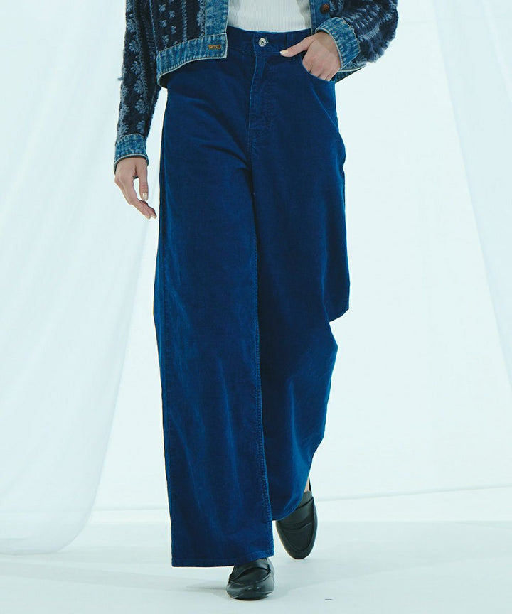 DSC / 인디고 코듀로이 팬츠