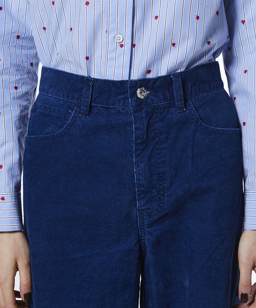 DSC / 인디고 코듀로이 팬츠