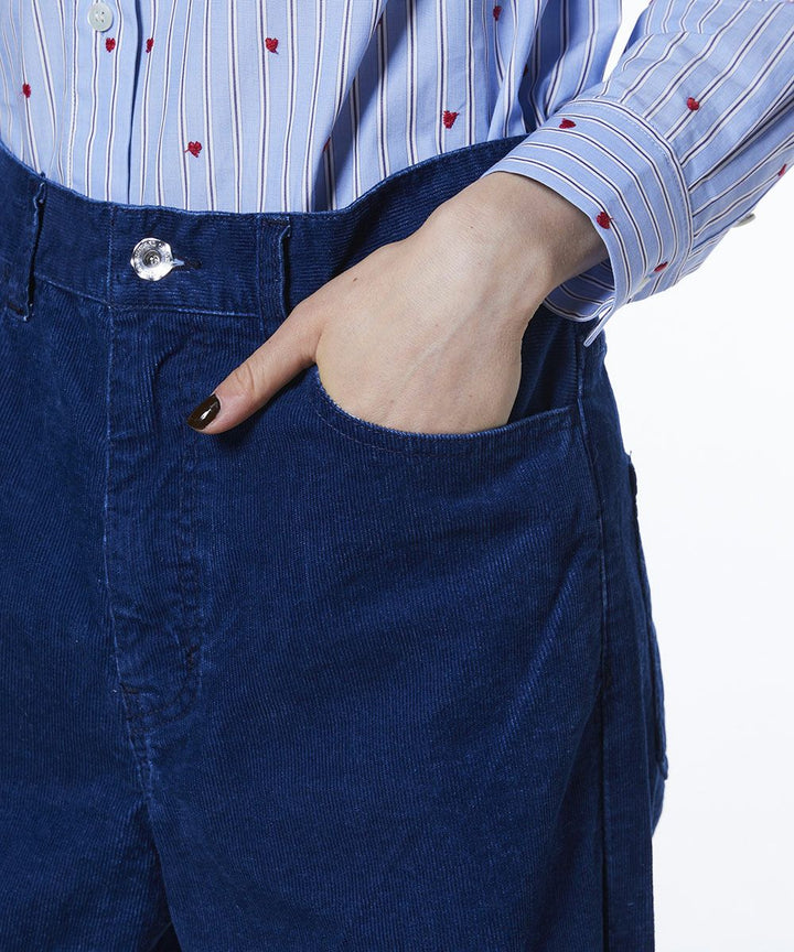 DSC / 인디고 코듀로이 팬츠