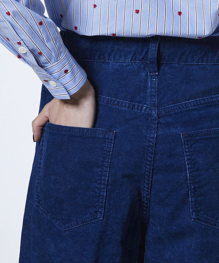 DSC / 인디고 코듀로이 팬츠