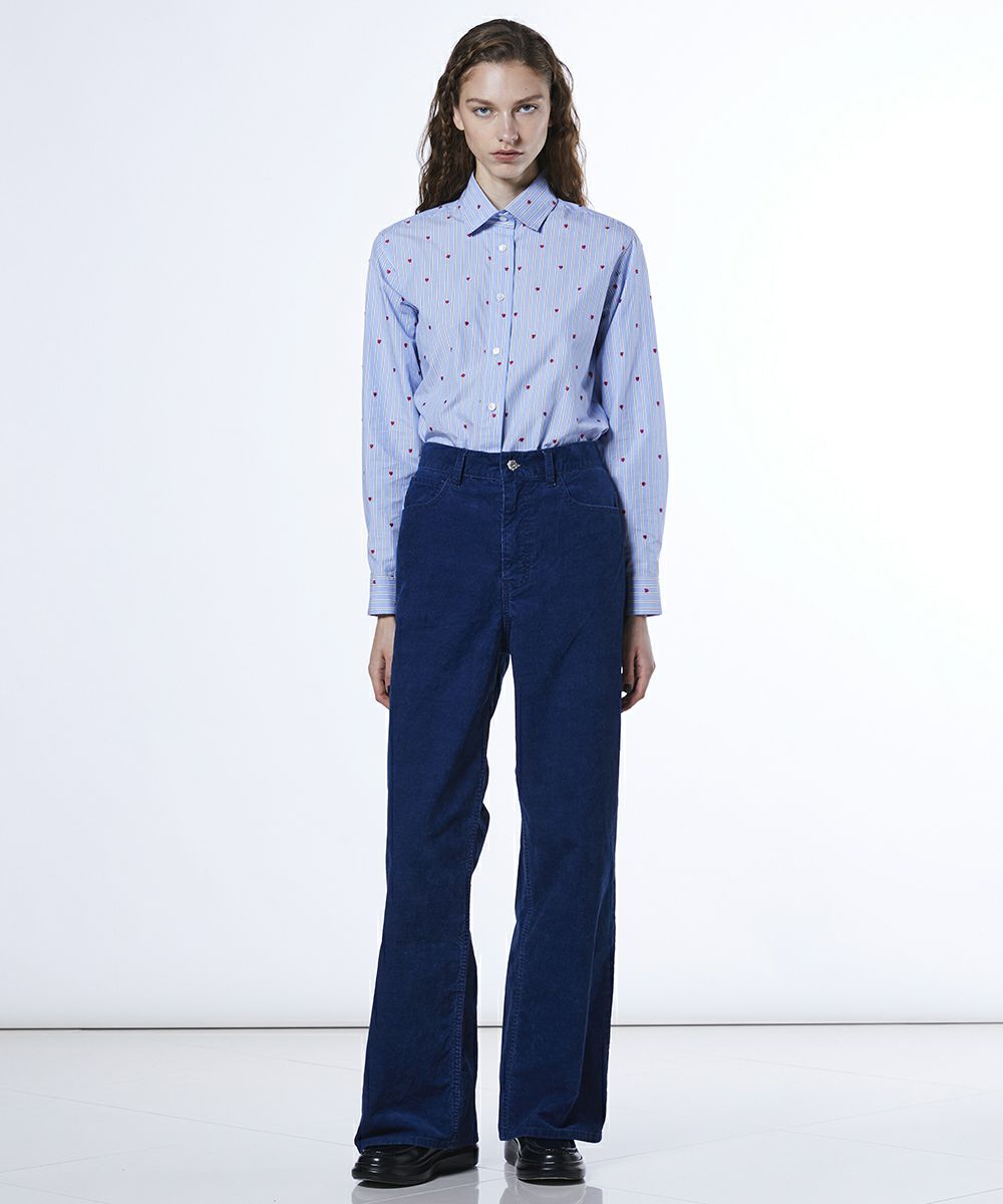 DSC / 인디고 코듀로이 팬츠