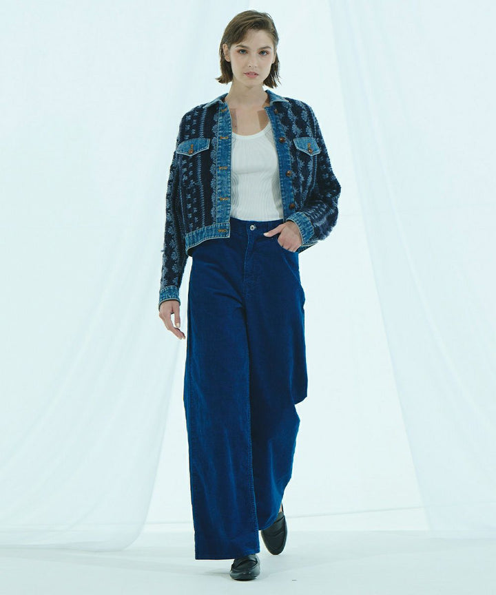 DSC / 인디고 코듀로이 팬츠