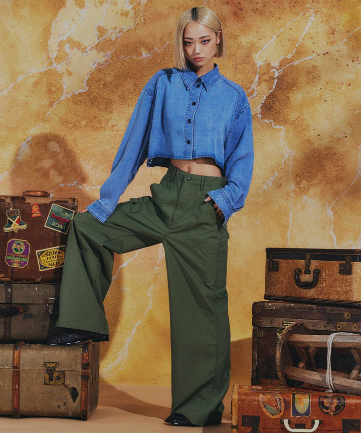 DSC / 립스톱 카고 팬츠