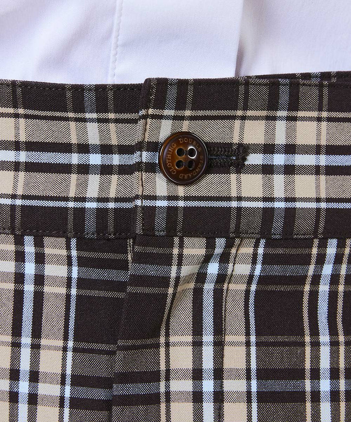 DSC / 하이카운트 코튼체크 와이드팬츠(OUTLET)