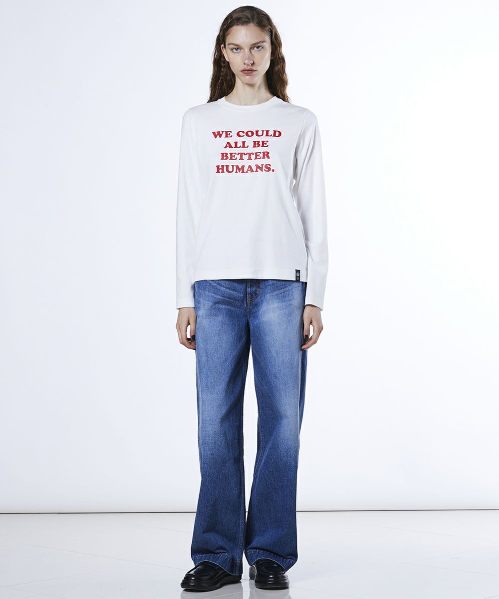 DSC / 메시지 로고 후라이스 T셔츠(OUTLET)
